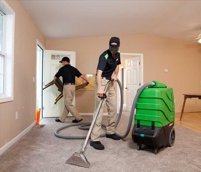 Residential Restoration Services - technicians cleaning