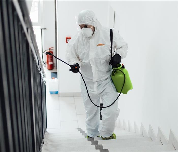Why is disinfection important when dealing with a biohazard situation?
