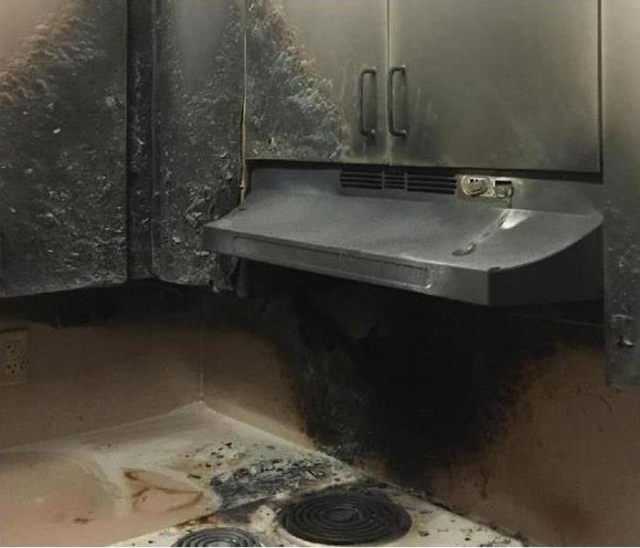 burned stove